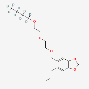 Chemical structure of Piperonyl Butoxide-d9
