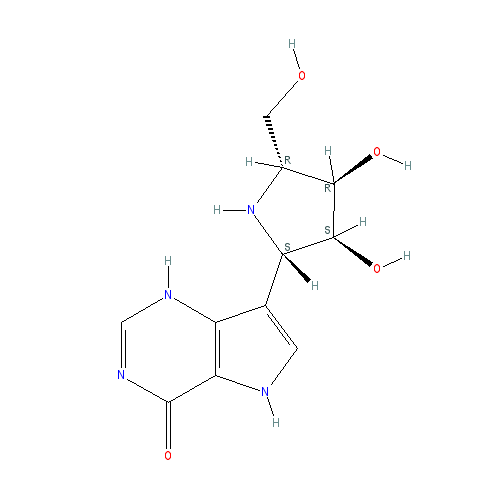 Chemical structure of Forodesine (hydrochloride)