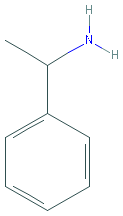 Chemical structure of 1-Phenylethylamine hydrochloride