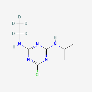 Chemical structure of Atrazine-d5