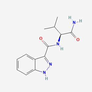 Chemical structure of AB-INACA