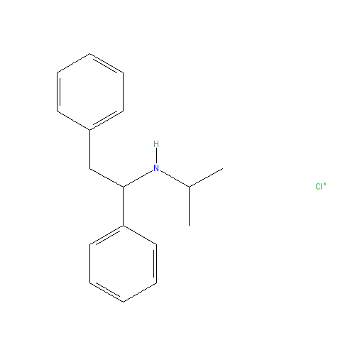 Chemical structure of Npdpa hydrochloride