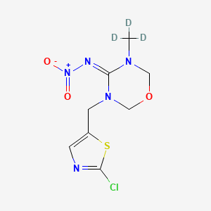 Chemical structure of Thiamethoxam-d3