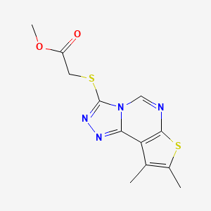 Chemical structure of BDW568