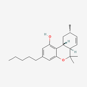 Chemical structure of 9(S)-δ7-THC (CRM)