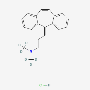 Chemical structure of Cyclobenzaprine-d6 (hydrochloride)