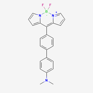 Chemical structure of Neurofibrillary Tangle BODIPY (600/710 nm)