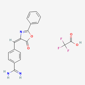Chemical structure of UK 122 (trifluoroacetate salt)