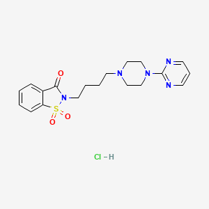 Chemical structure of Ipsapirone Hydrochloride