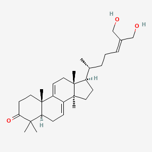 Chemical structure of Ganoderiol F