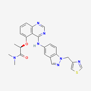 Chemical structure of Glutaminase C Inhibitor 11