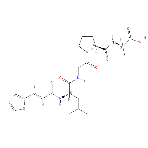 Chemical structure of FALGPA (trifluoroacetate salt)