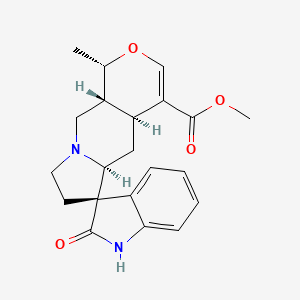 Chemical structure of Isomitraphylline