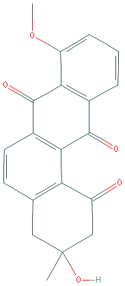 Chemical structure of 6-Deoxy-8-O-methylrabelomycin