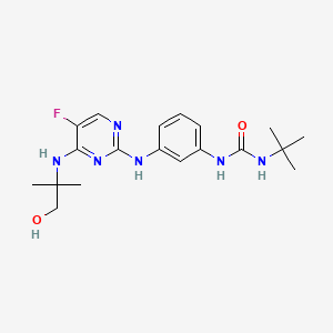 Chemical structure of Bayer 18