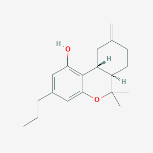 Chemical structure of exo-Tetrahydrocannabivarin