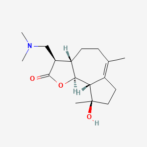 Chemical structure of Dimethylamino-Micheliolide