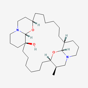 Chemical structure of Chenodeoxycholyl-cadaverine