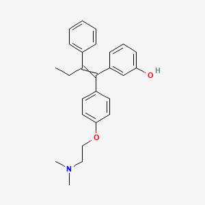 Chemical structure of (E/Z)-Droloxifene