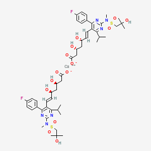 Chemical structure of Rosuvastatin EP Impurity A (calcium salt)