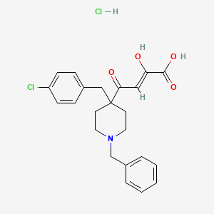 Chemical structure of L-742001 Hydrochloride