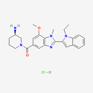 Chemical structure of GSK199 analog (hydrochloride)