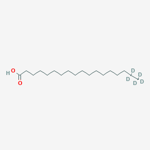 Chemical structure of Stearic Acid-d5