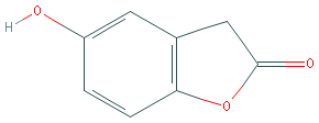 Chemical structure of Homogentisic Acid lactone
