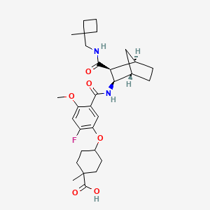 Chemical structure of AZD 5462