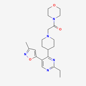 Chemical structure of WLB-89462