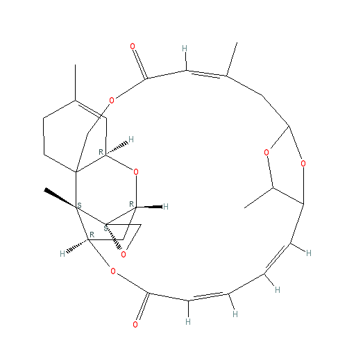Chemical structure of Verrucarin H