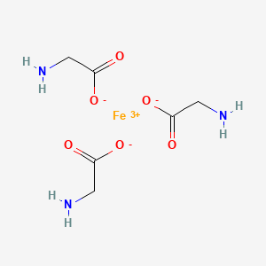 Chemical structure of Ferric glycinate