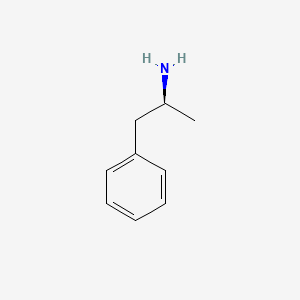 Chemical structure of Amphetamine
