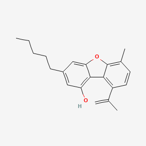 Chemical structure of Dehydrocannabifuran