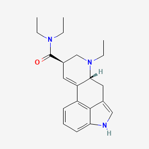 Chemical structure of ETH-LAD (solution)