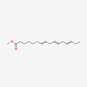 Chemical structure of 7(Z),10(Z),13(Z)-Hexadecatrienoic Acid methyl ester