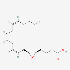 Chemical structure of 5R(6S)-EET