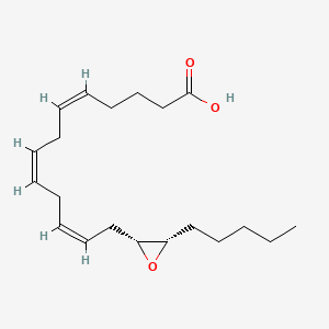 Chemical structure of 14R(15S)-EET