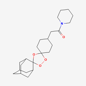 Chemical structure of 15-deoxy-δ12,14-Prostaglandin J2 serinol amide
