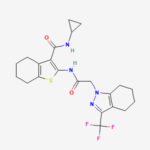 Chemical structure of FA16