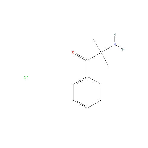 Chemical structure of β-keto Phentermine (hydrochloride)