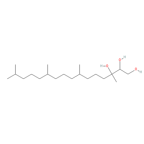 Chemical structure of Phytantriol