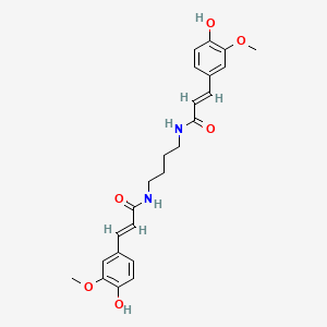 Chemical structure of N,N′-Diferuloylputrescine