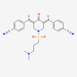 Chemical structure of PTX80