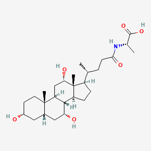 Chemical structure of N-Cholyl-L-Alanine