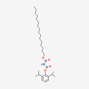 Chemical structure of N-Lithocholyl-L-Leucine
