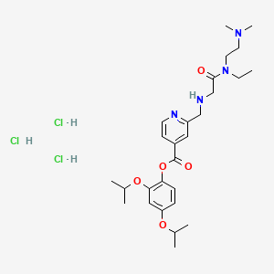 Chemical structure of JQKD82 (hydrochloride)