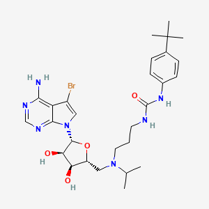 Chemical structure of SGC0946 (trifluoroacetate salt)
