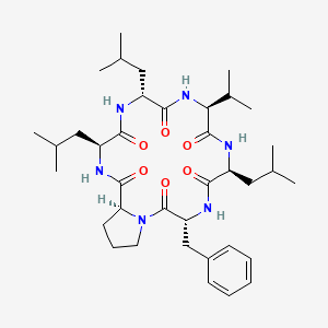 Chemical structure of Phepropeptin A