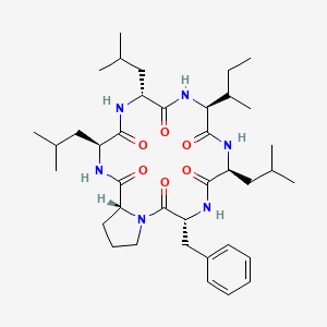 Chemical structure of Phepropeptin C